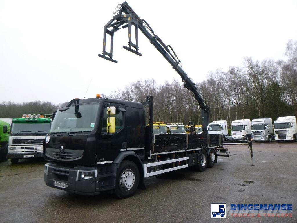 Renault Premium 380 dxi 6x2 RHD + Hiab XS122 Duo Mobiilinosturit