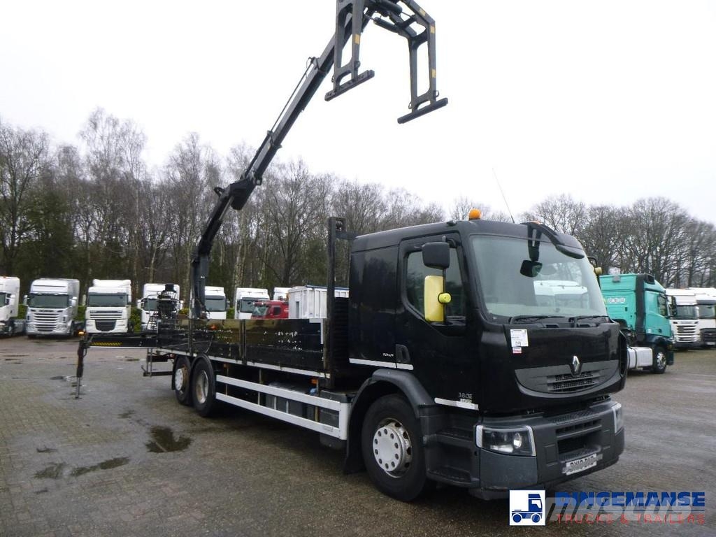 Renault Premium 380 dxi 6x2 RHD + Hiab XS122 Duo Mobiilinosturit