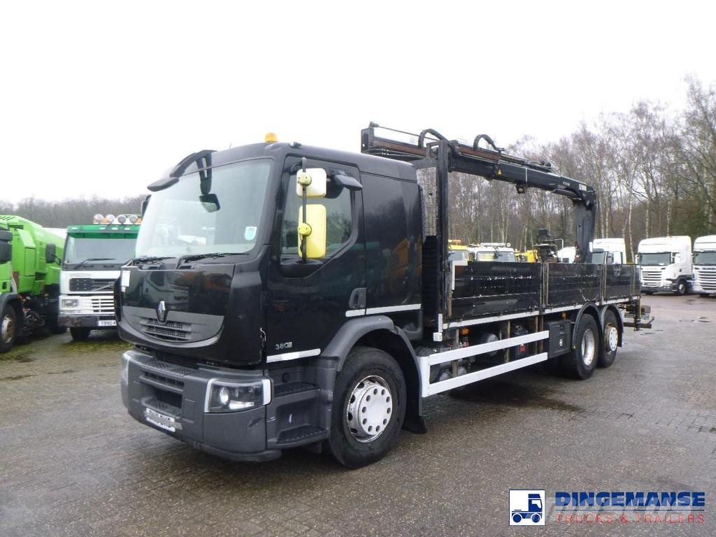 Renault Premium 380 dxi 6x2 RHD + Hiab XS122 Duo Mobiilinosturit