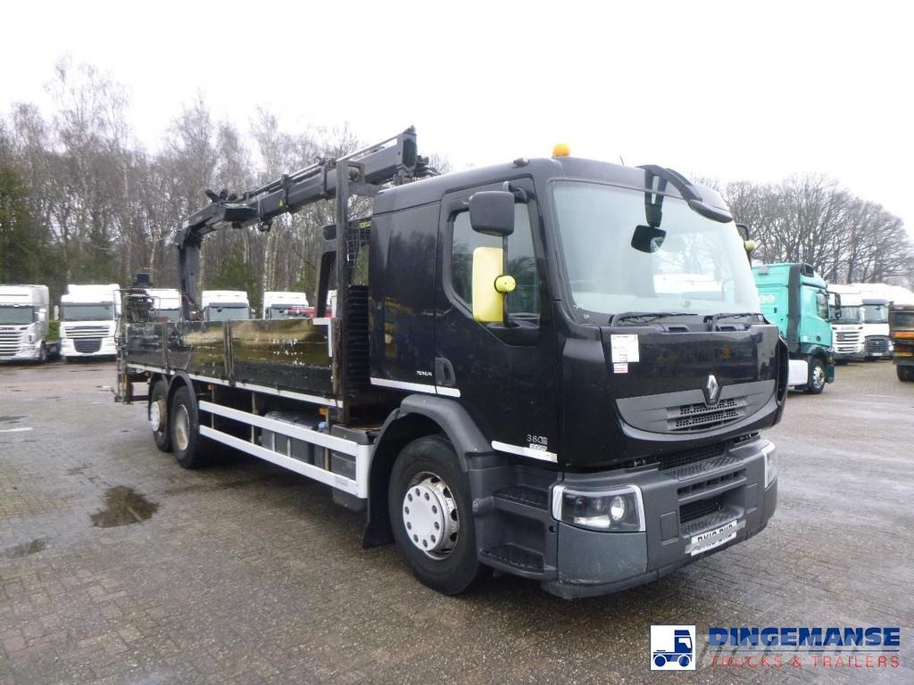 Renault Premium 380 dxi 6x2 RHD + Hiab XS122 Duo Mobiilinosturit
