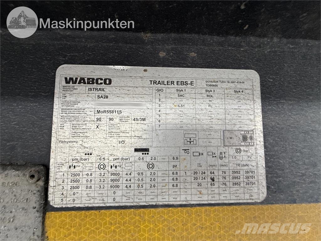 Istrail Tippvagn Semitrailer Kiper prikolice