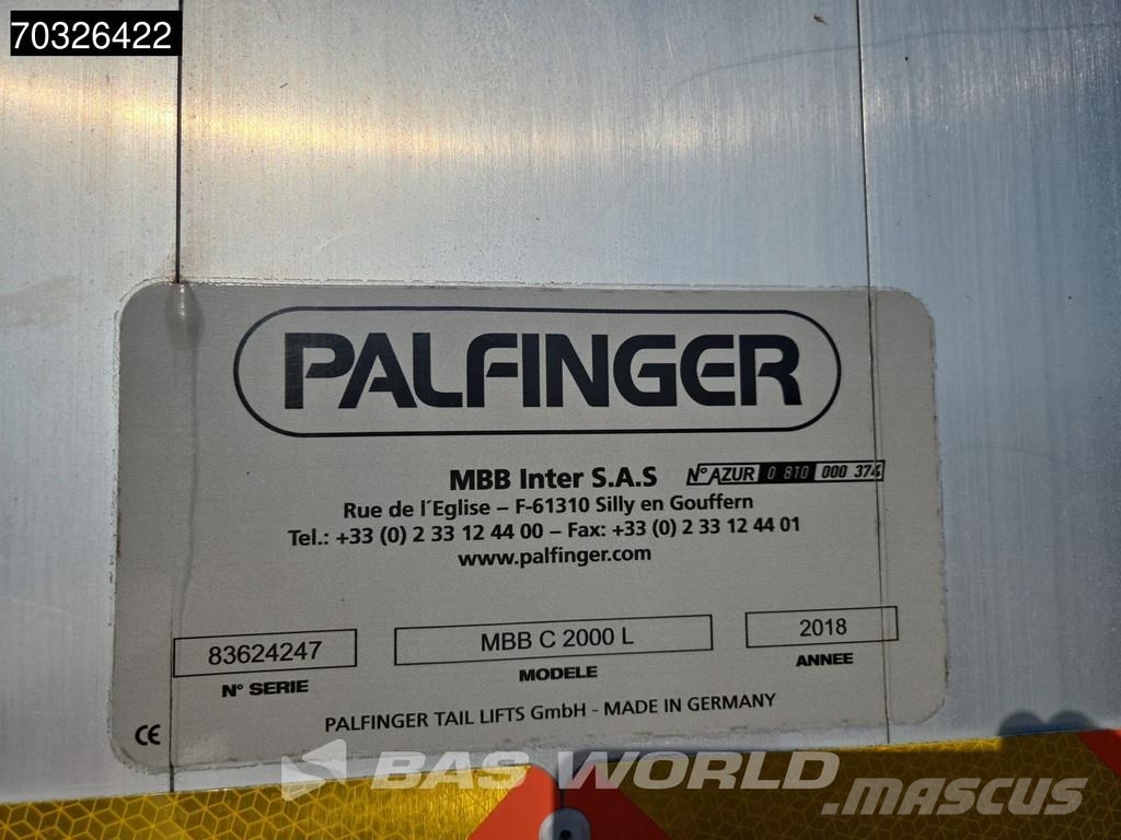 DAF LF 290 4X2 16t Caja de 8,23m Plataforma 2t Euro 6 شاحنات ذات هيكل صندوقي