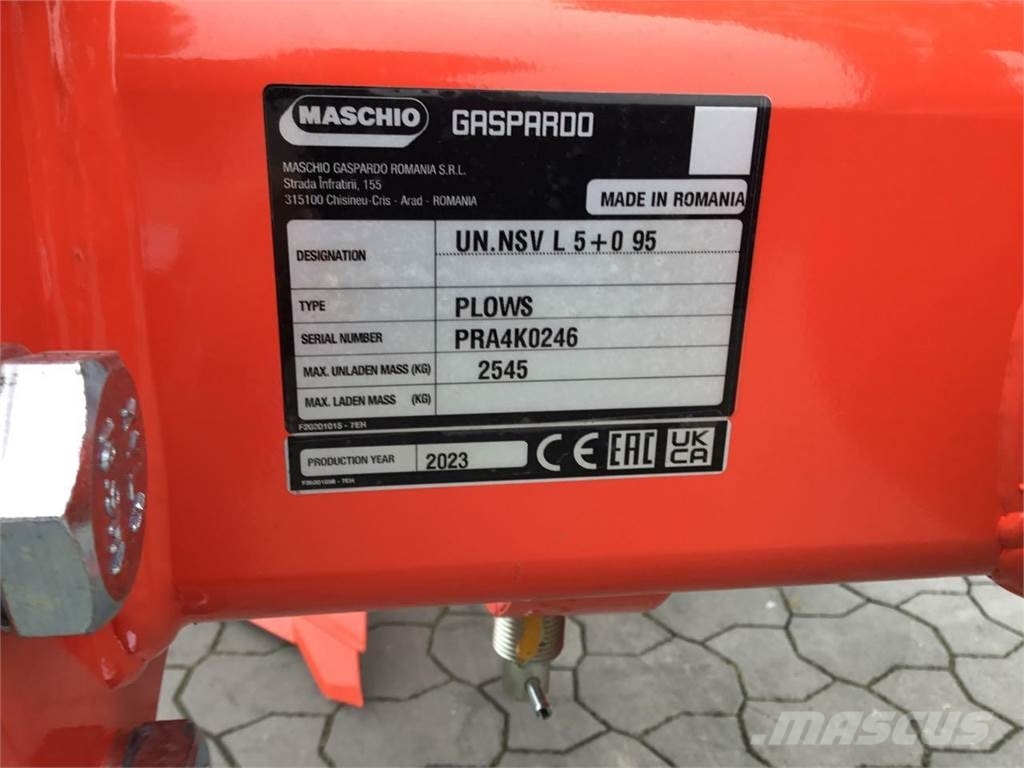 Maschio UNICO L Vario 5+ NonStop 雙向犁