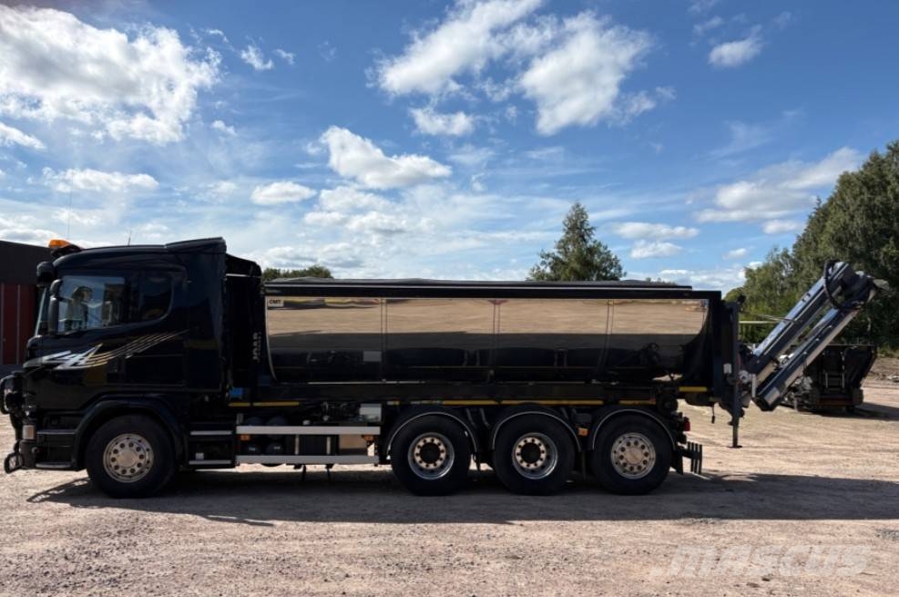 Scania G450LB8X4*4HNB med Balja och Sprider M-25 瀝青噴灑器