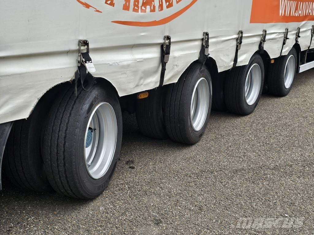 Es-ge 4STL48 / 4 AXLE / SLIDING ROOF / EXPANDABLE / LIFT Semirremolques de góndola rebajada