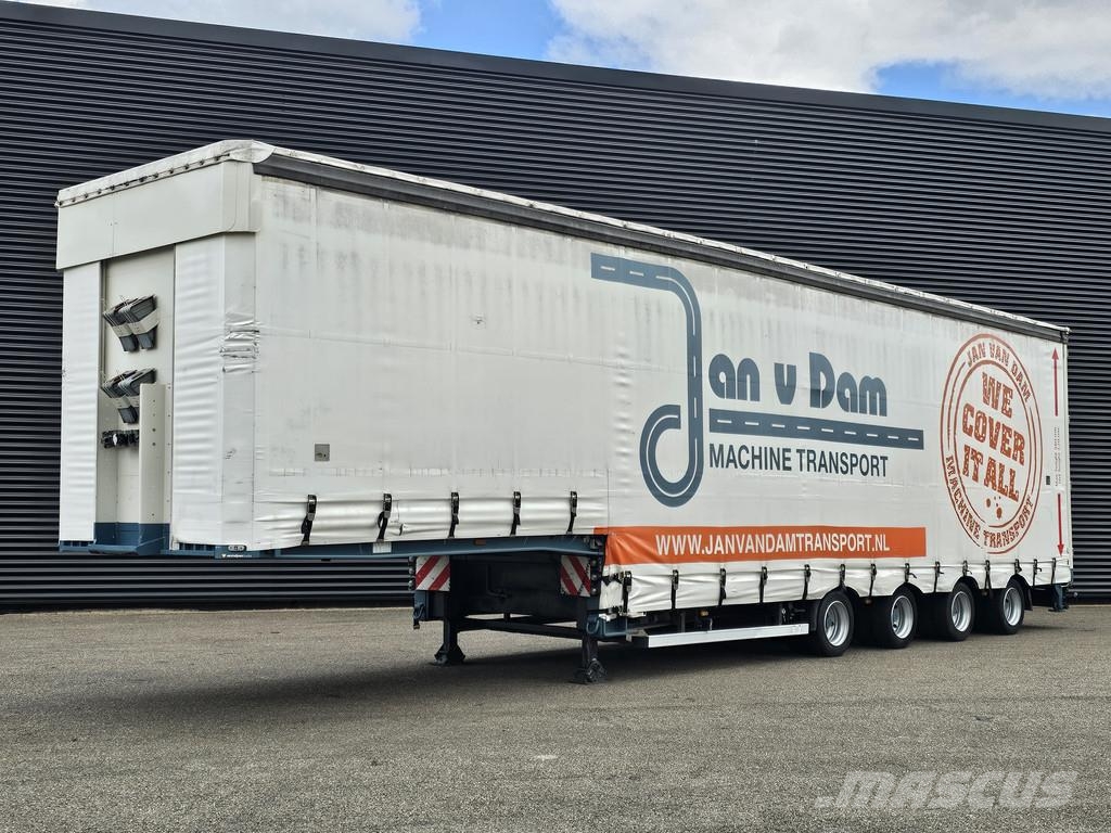 Es-ge 4STL48 / 4 AXLE / SLIDING ROOF / EXPANDABLE / LIFT Semirremolques de góndola rebajada