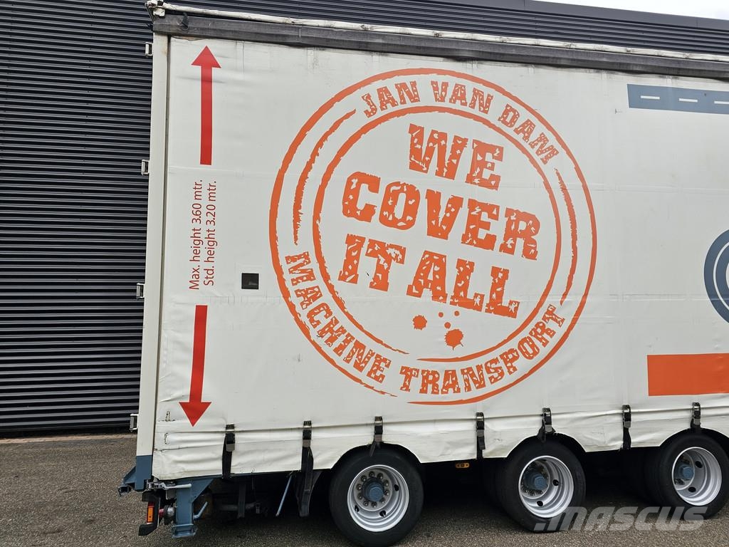 Es-ge 4STL48 / 4 AXLE / SLIDING ROOF / EXPANDABLE / LIFT Semirremolques de góndola rebajada