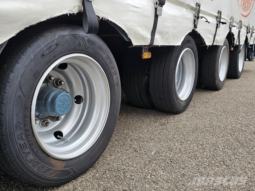Es-ge 4STL48 / 4 AXLE / SLIDING ROOF / EXPANDABLE / LIFT Semirremolques de góndola rebajada