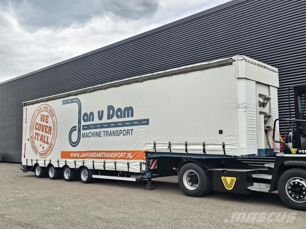 Es-ge 4STL48 / 4 AXLE / SLIDING ROOF / EXPANDABLE / LIFT Semirremolques de góndola rebajada