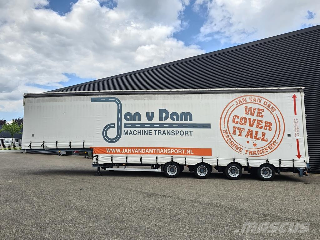 Es-ge 4STL48 / 4 AXLE / SLIDING ROOF / EXPANDABLE / LIFT Semirremolques de góndola rebajada