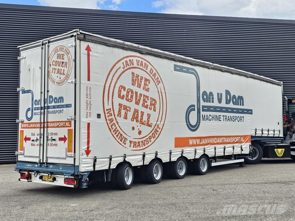 Es-ge 4STL48 / 4 AXLE / SLIDING ROOF / EXPANDABLE / LIFT Semirremolques de góndola rebajada
