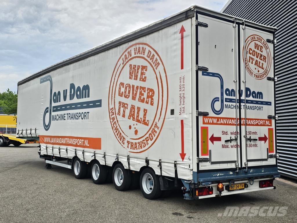 Es-ge 4STL48 / 4 AXLE / SLIDING ROOF / EXPANDABLE / LIFT Semirremolques de góndola rebajada