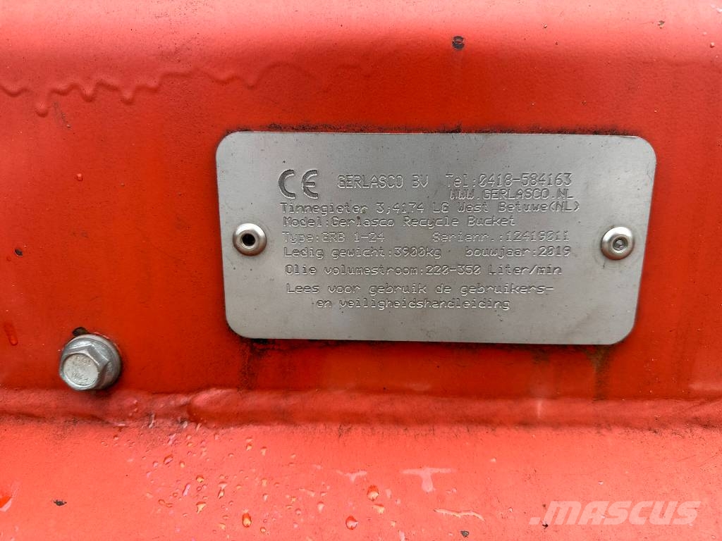 Gerlasco GRB 1-24 zeefbak/screening bucket Mobiiliseulat