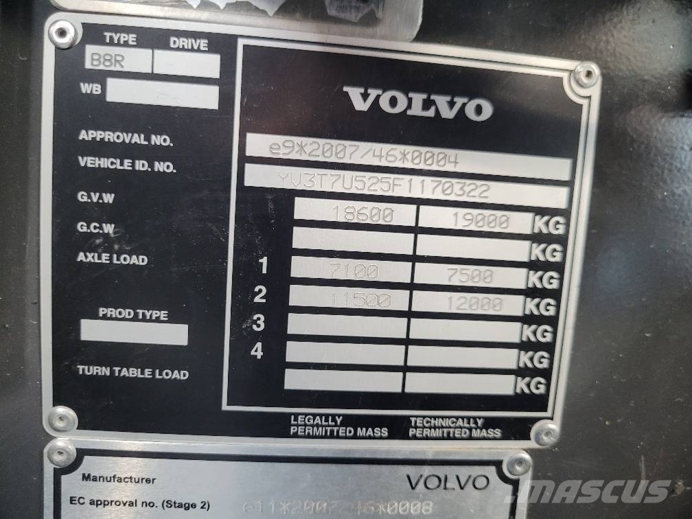 Volvo B8R 8900 EURO6 Autocar