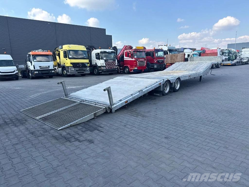 Veldhuizen P48-2 Knikkende semi dieplader (Laadvermogen 16.36 نصف مقطورة مسطحة منخفضة