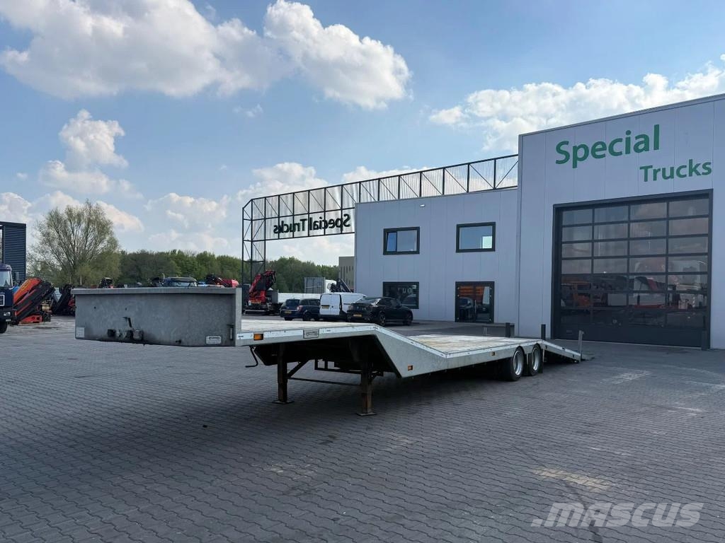 Veldhuizen P48-2 Knikkende semi dieplader (Laadvermogen 16.36 نصف مقطورة مسطحة منخفضة