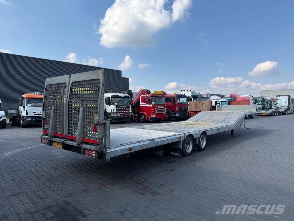Veldhuizen P48-2 Knikkende semi dieplader (Laadvermogen 16.36 نصف مقطورة مسطحة منخفضة