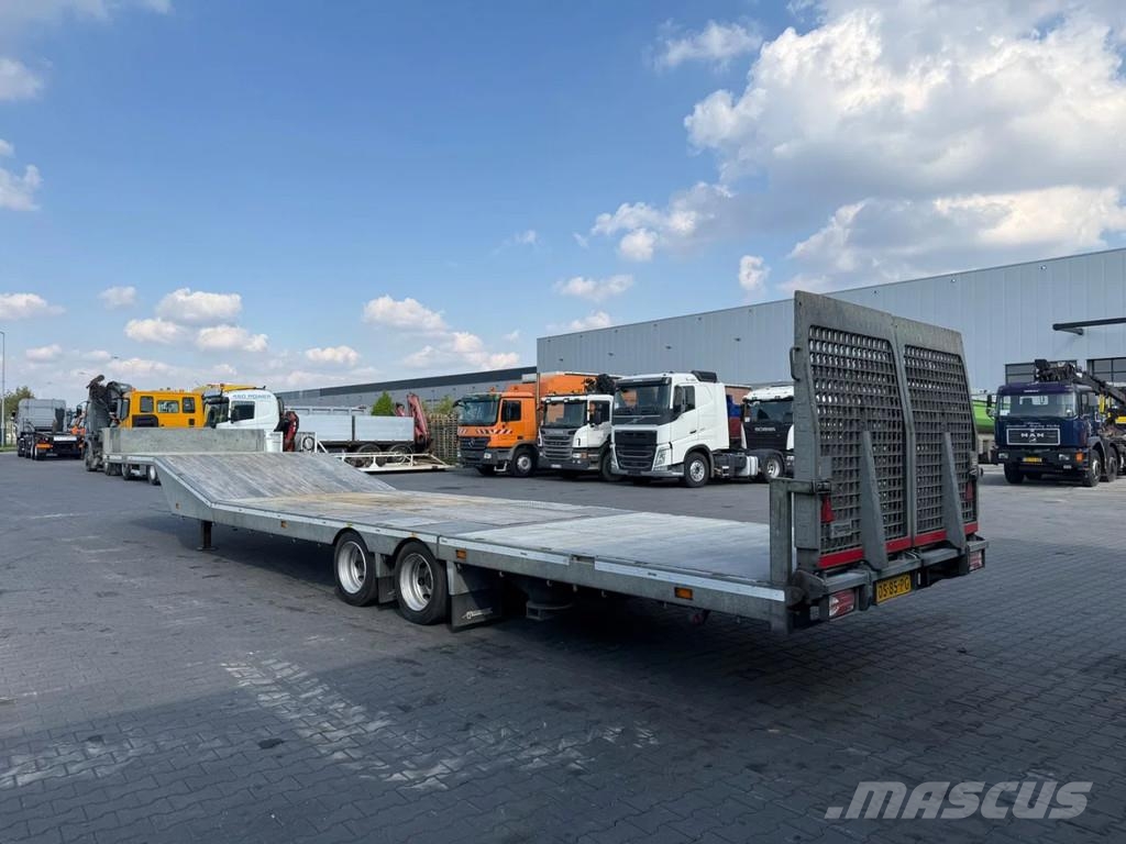 Veldhuizen P48-2 Knikkende semi dieplader (Laadvermogen 16.36 نصف مقطورة مسطحة منخفضة