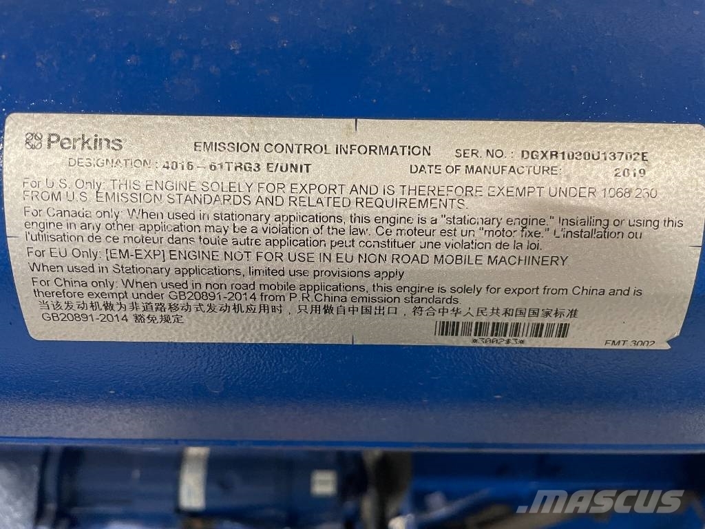FG Wilson P2500-1E - 2500 kVA Surplus Genset - DPX-25085 柴油發電機