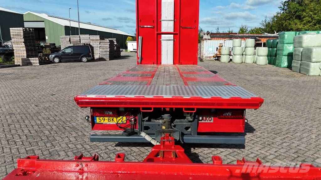scania + Lako aanhanger 75cm laag. R450 Pritschenwagen/Pritschenwagen mit Seitenklappe