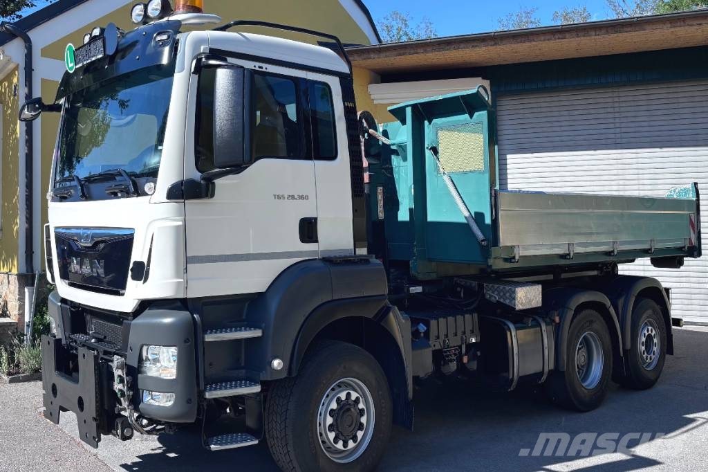 MAN TGS 28.360 6x4-4 /TÜV/Kranvorber./PALIFT/Winterd. Самосвал