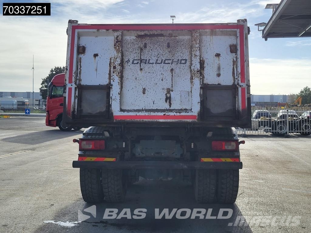 DAF CF 450 8X4 19m3 tipper steel suspension Big-Axle A Pašizgāzējs