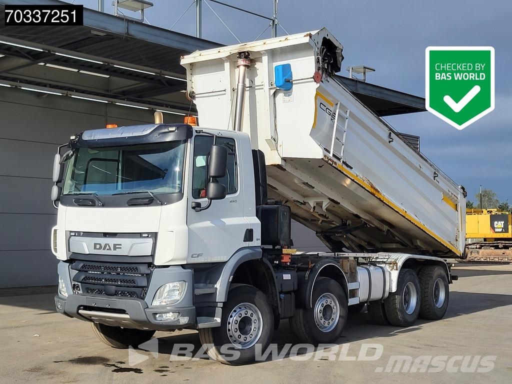 DAF CF 450 8X4 19m3 tipper steel suspension Big-Axle A Pašizgāzējs