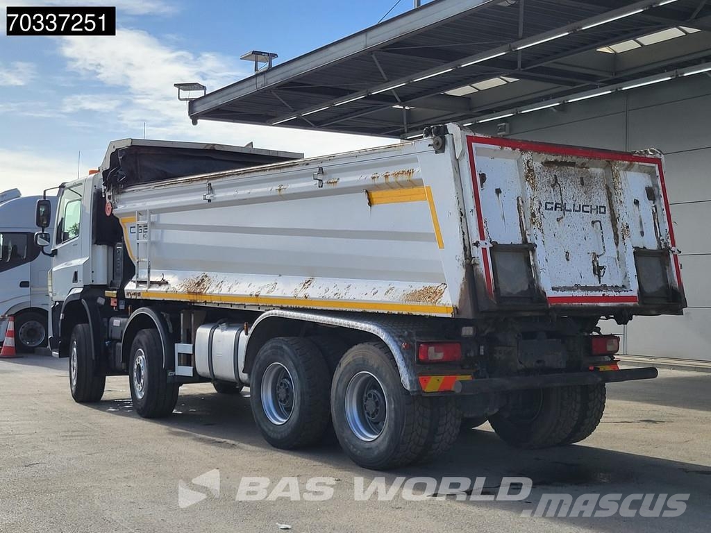 DAF CF 450 8X4 19m3 tipper steel suspension Big-Axle A Pašizgāzējs