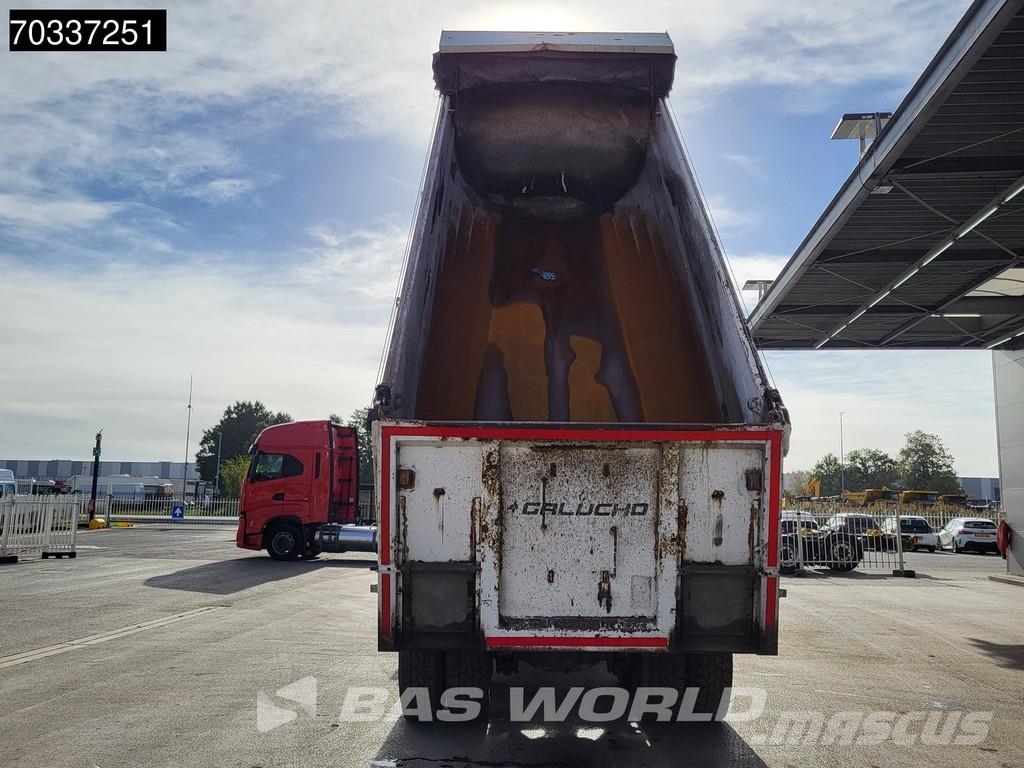 DAF CF 450 8X4 19m3 tipper steel suspension Big-Axle A Pašizgāzējs