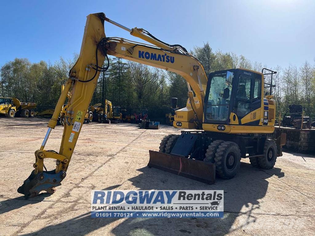 Komatsu PW 148-11 حفارات بعجل