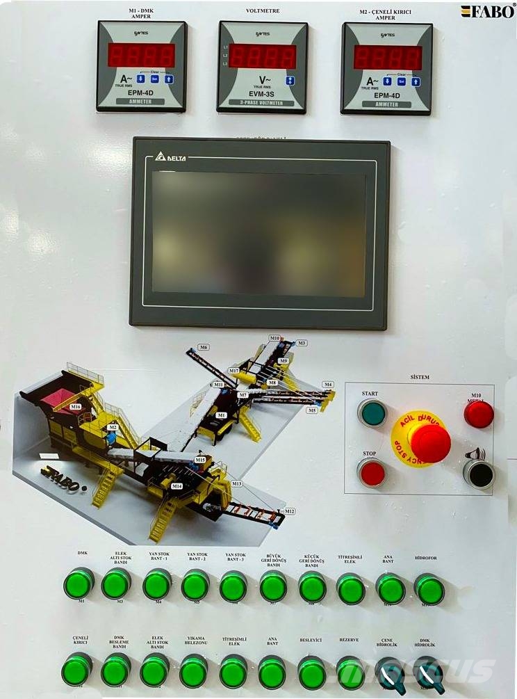 Fabo FULLSTAR-110 INSTALLATION DE CONCASSAGE, CRIBLAGE Mobile crushers