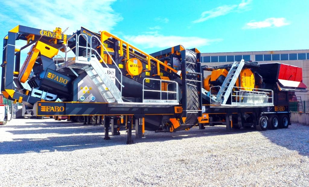 Fabo FULLSTAR-110 INSTALLATION DE CONCASSAGE, CRIBLAGE Mobile crushers