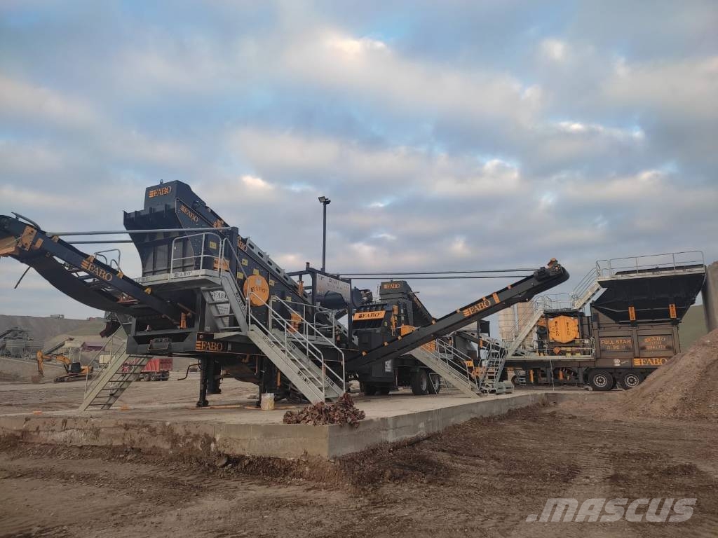 Fabo FULLSTAR-110 INSTALLATION DE CONCASSAGE, CRIBLAGE Mobile crushers
