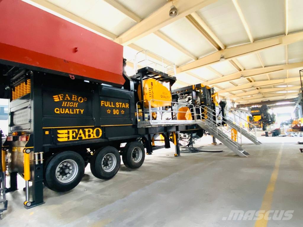 Fabo FULLSTAR-110 INSTALLATION DE CONCASSAGE, CRIBLAGE Mobile crushers