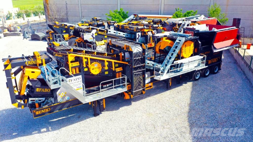 Fabo FULLSTAR-110 INSTALLATION DE CONCASSAGE, CRIBLAGE Mobile crushers