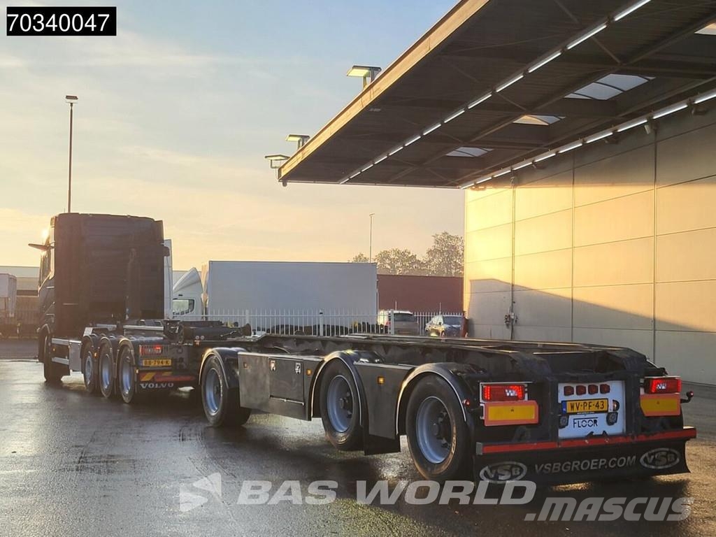 Volvo FH 540 FH 8X2 NL-Truck Combination VDL S30-6700 co Vrachtwagen met containersysteem