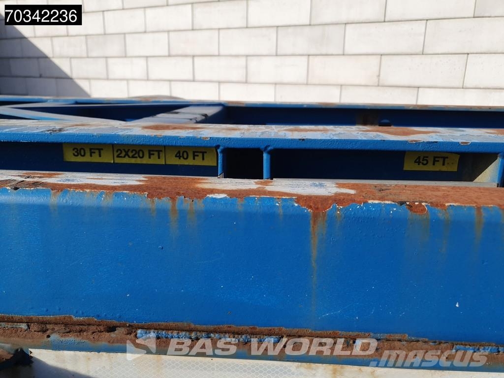 Renders - Has 3 axles Liftachse Mutl 45ft Containertrailer