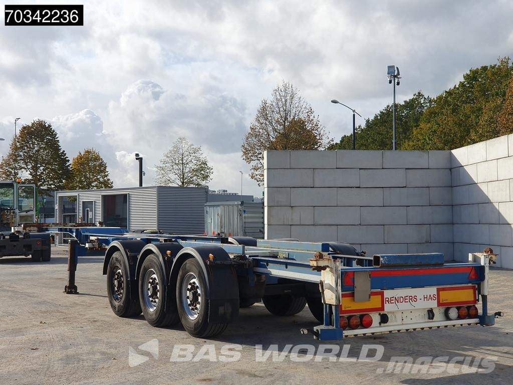 Renders - Has 3 axles Liftachse Mutl 45ft Containertrailer