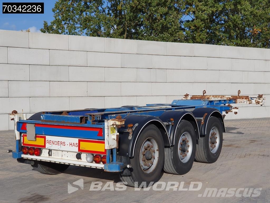 Renders - Has 3 axles Liftachse Mutl 45ft Containertrailer