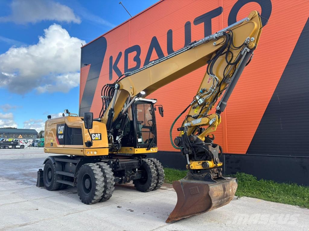 CAT M 314 F TILTROTATOR / CENTRAL LUBRICATION / AC Bagri na kolesih