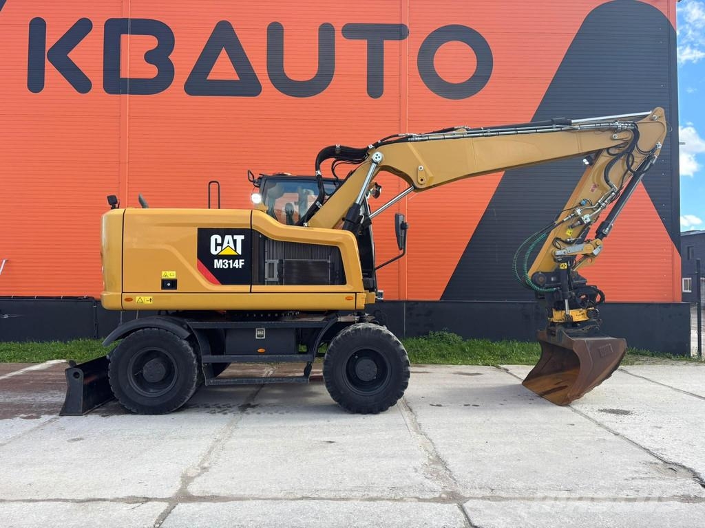 CAT M 314 F TILTROTATOR / CENTRAL LUBRICATION / AC Bagri na kolesih