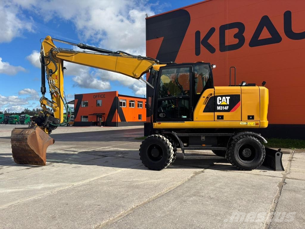 CAT M 314 F TILTROTATOR / CENTRAL LUBRICATION / AC Bagri na kolesih