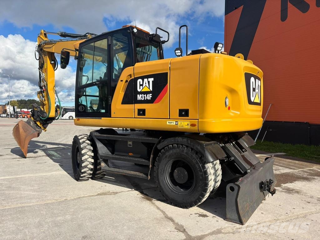 CAT M 314 F TILTROTATOR / CENTRAL LUBRICATION / AC Bagri na kolesih