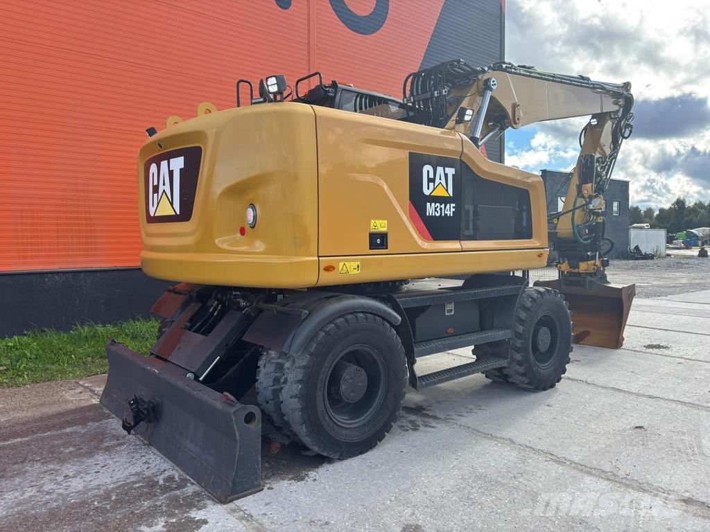CAT M 314 F TILTROTATOR / CENTRAL LUBRICATION / AC Bagri na kolesih