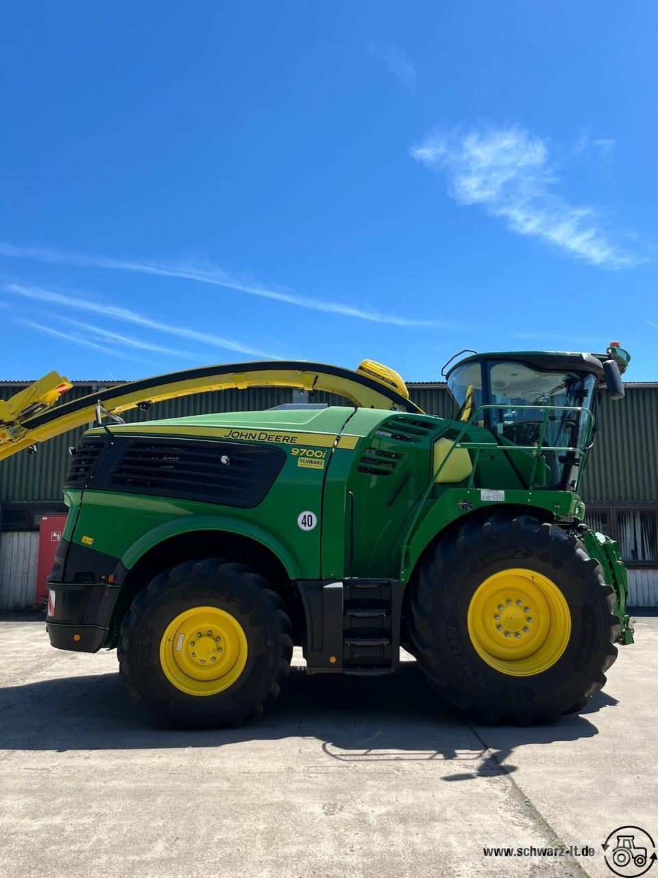 John Deere 9700 Samochodné kosačky