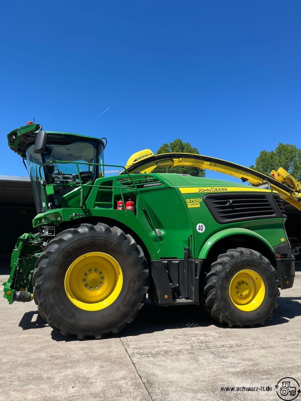 John Deere 9700 Samochodné kosačky