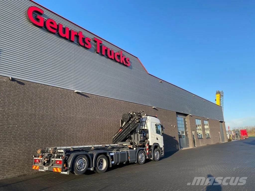 Scania G500 NGS 8X2 MET 3 ZIJDIGE KABELSYSTEEM + HIAB 362 Camiones grúa