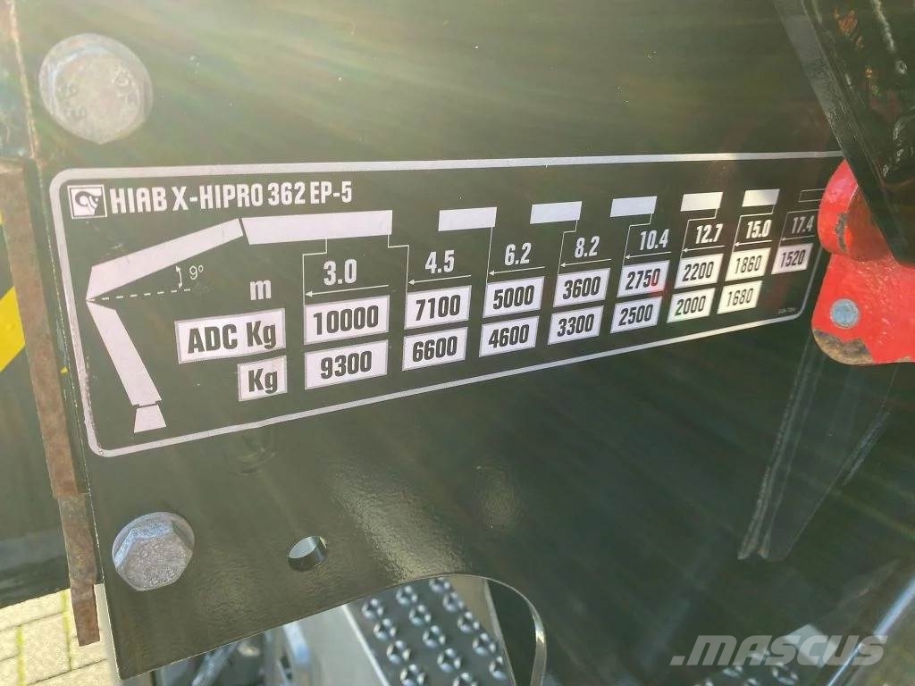Scania G500 NGS 8X2 MET 3 ZIJDIGE KABELSYSTEEM + HIAB 362 Camiones grúa