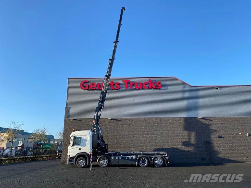 Scania G500 NGS 8X2 MET 3 ZIJDIGE KABELSYSTEEM + HIAB 362 Camiones grúa