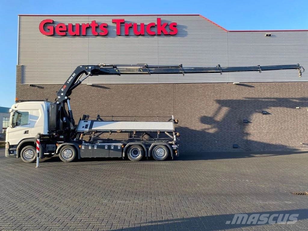 Scania G500 NGS 8X2 MET 3 ZIJDIGE KABELSYSTEEM + HIAB 362 Camiones grúa